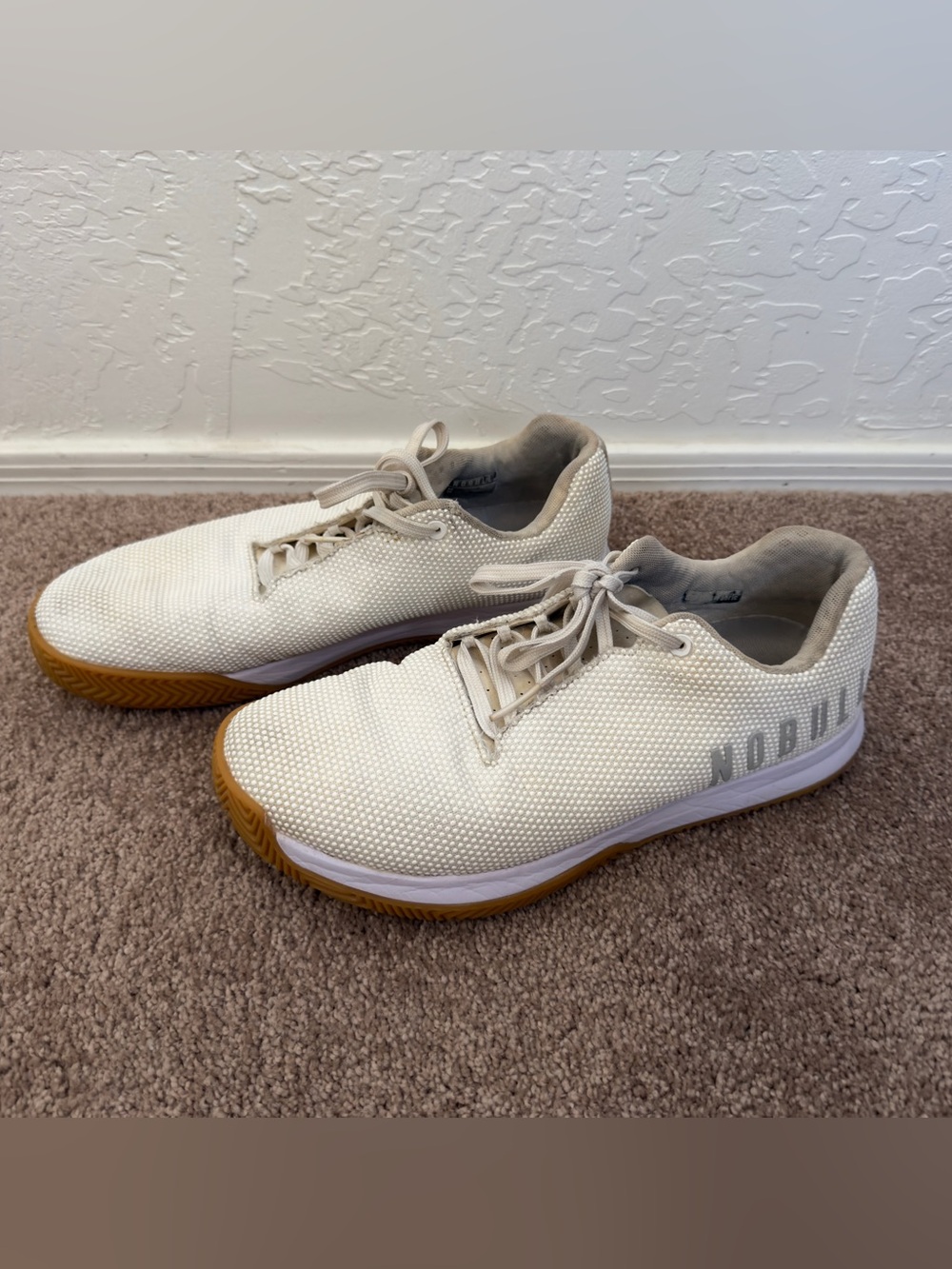 NOBULL Men’s White Outwork Edge Training Shoes - 11